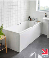 Kartell UK Arc White Gloss Bathroom Suite with Vanity Unit - Refine Duo Bath